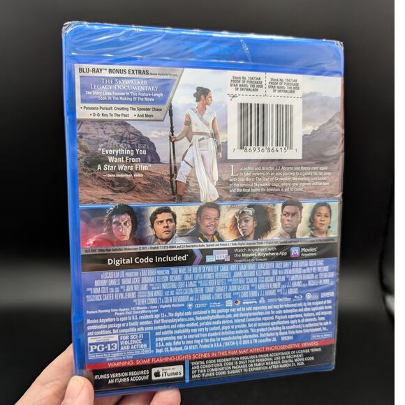 Star wars The Rise Of Skywalker Blu-Ray Digital Code Multi Screen Edition - Picture 2 of 6